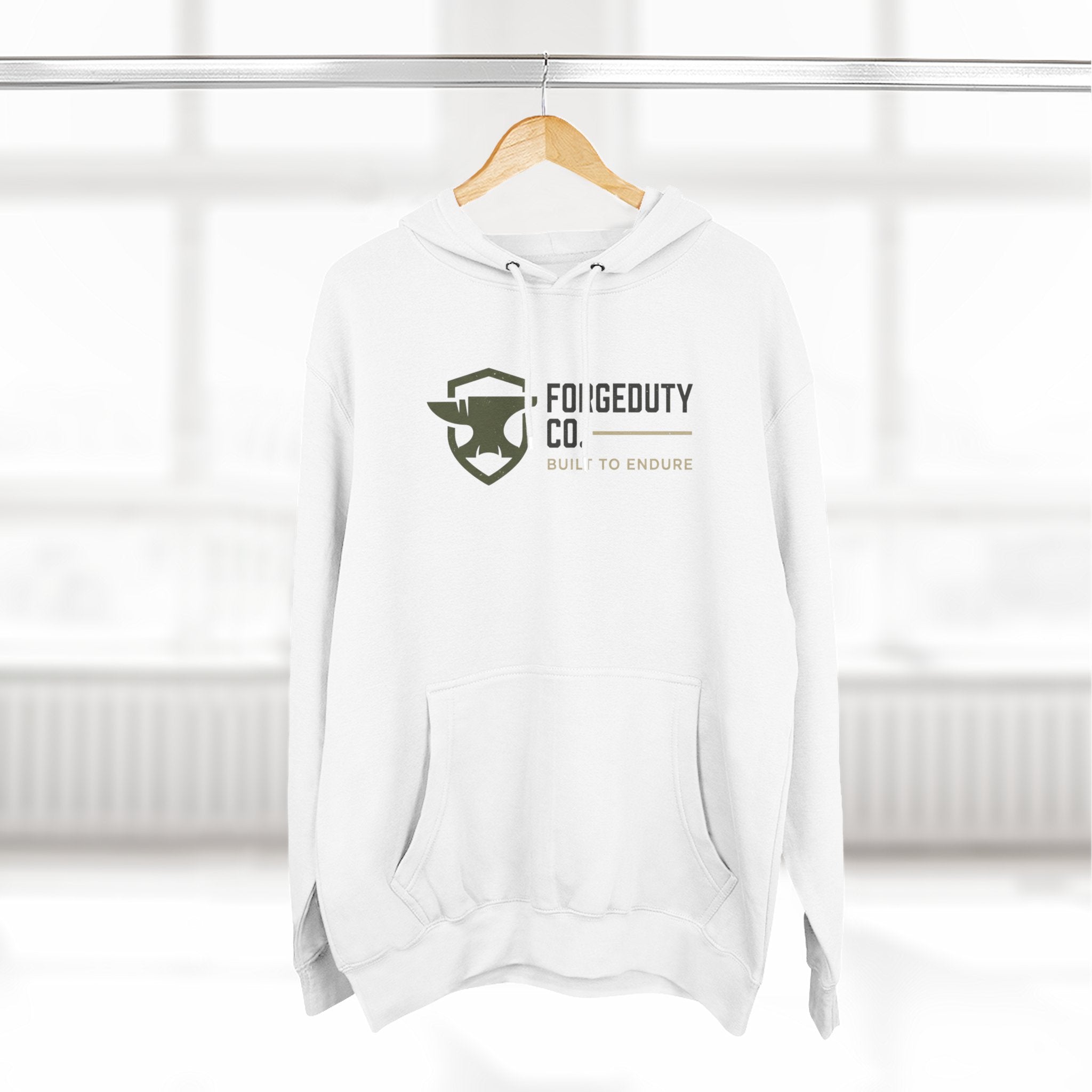 Forgeduty FD Shield Logo Hoodie | Tactical Flag Design