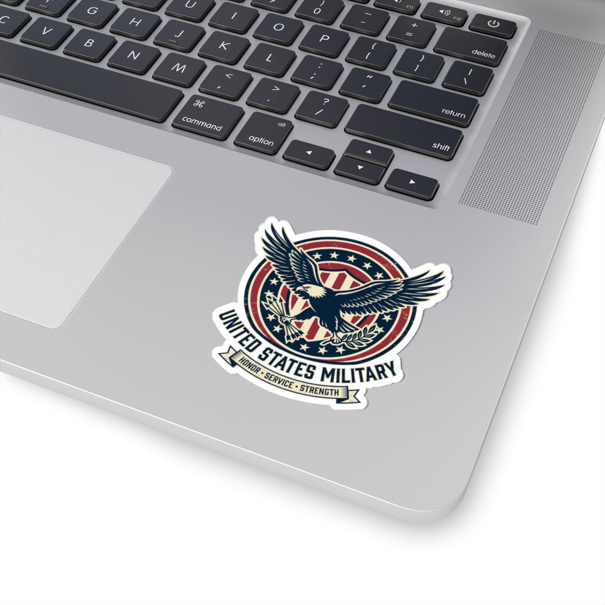 United States Military Eagle Kiss-Cut Sticker | Patriotic Emblem