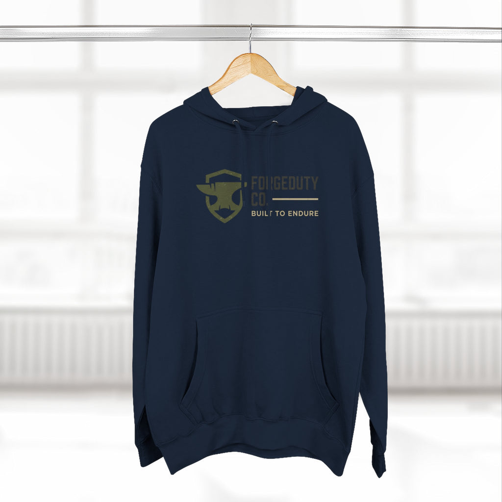 Forgeduty FD Shield Logo Hoodie | Tactical Flag Design