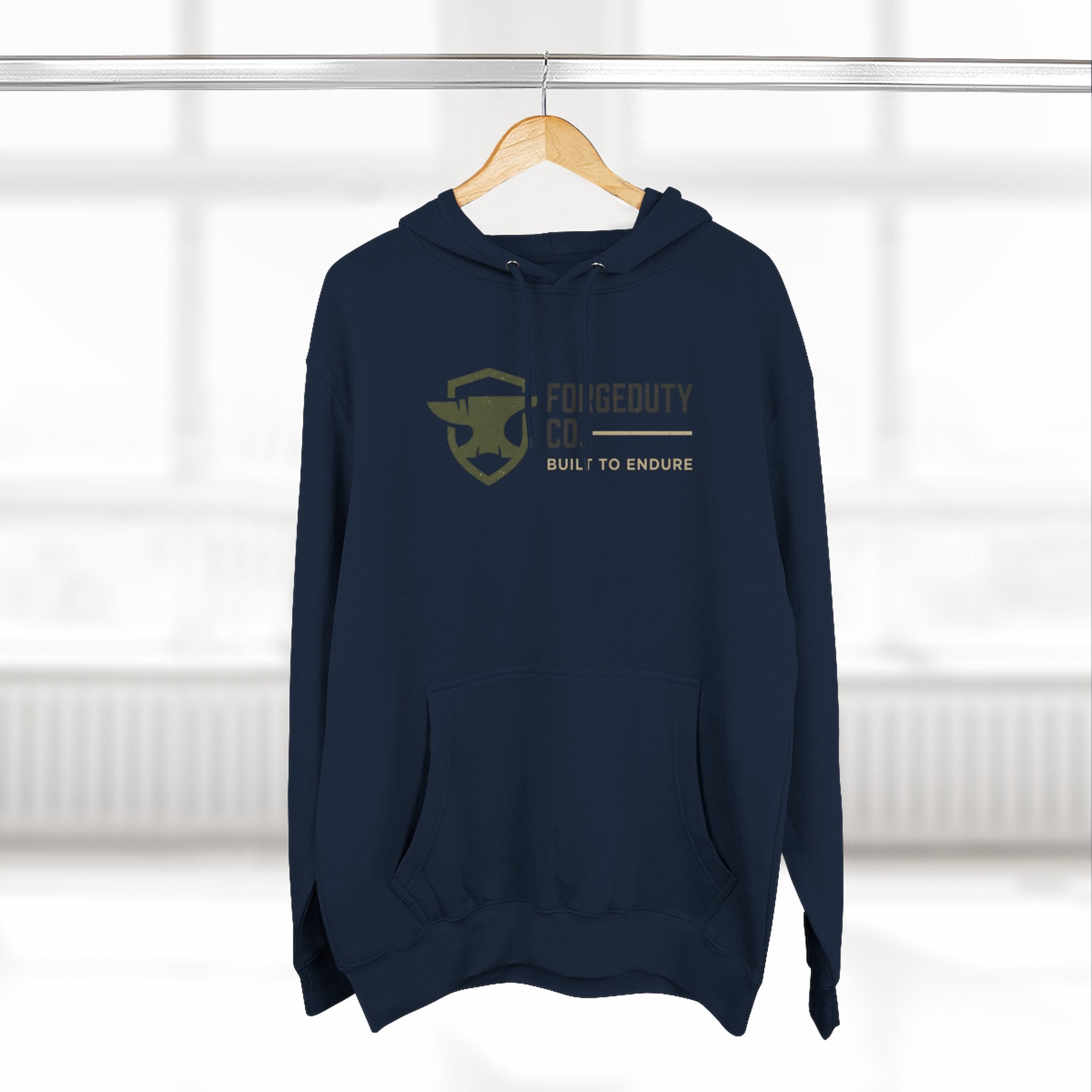 Forgeduty FD Shield Logo Hoodie | Tactical Flag Design