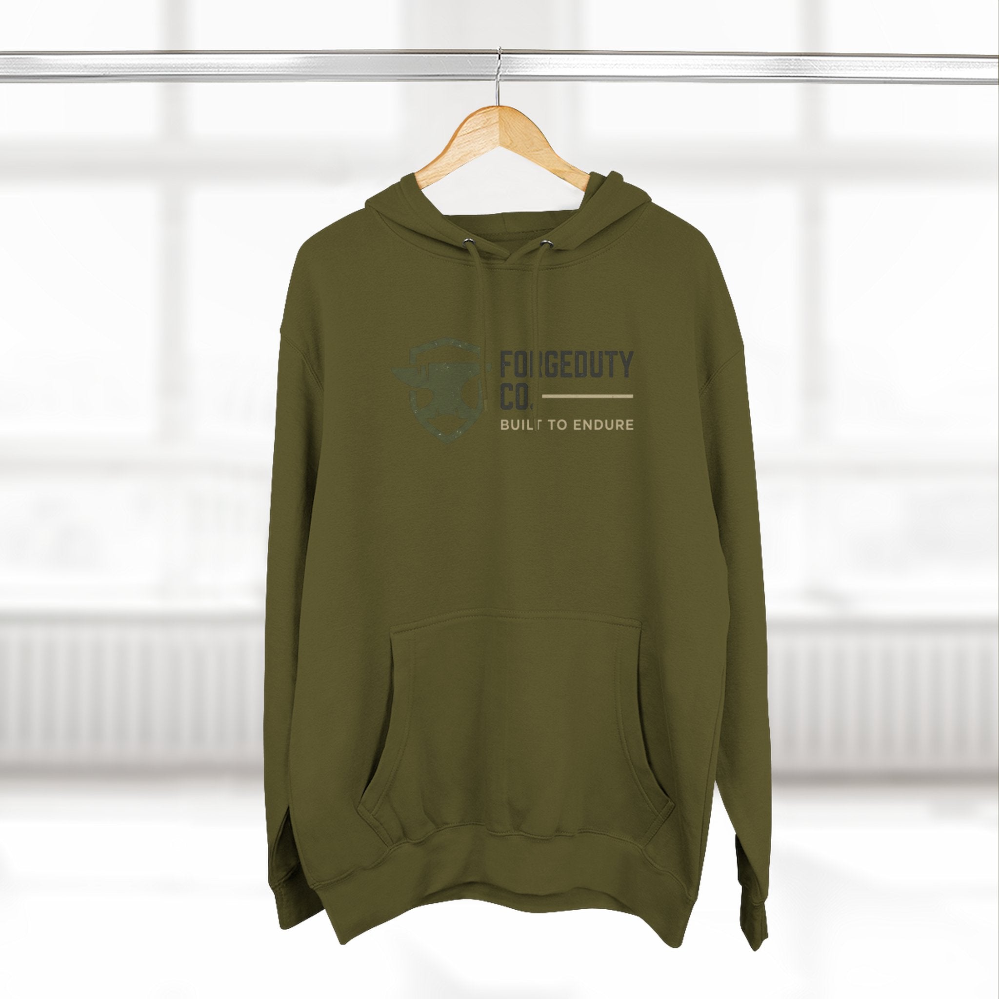 Forgeduty FD Shield Logo Hoodie | Tactical Flag Design