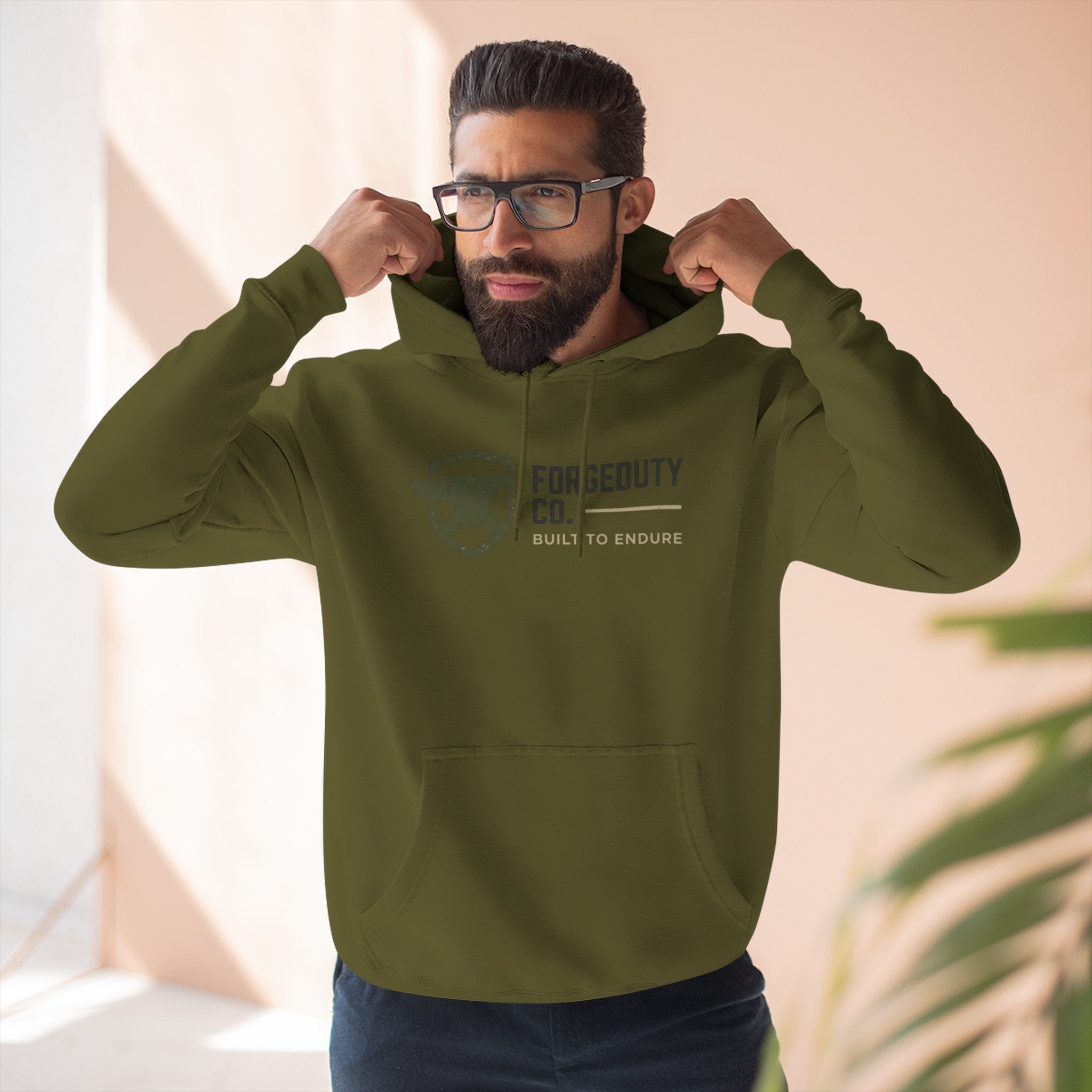 Forgeduty FD Shield Logo Hoodie | Tactical Flag Design