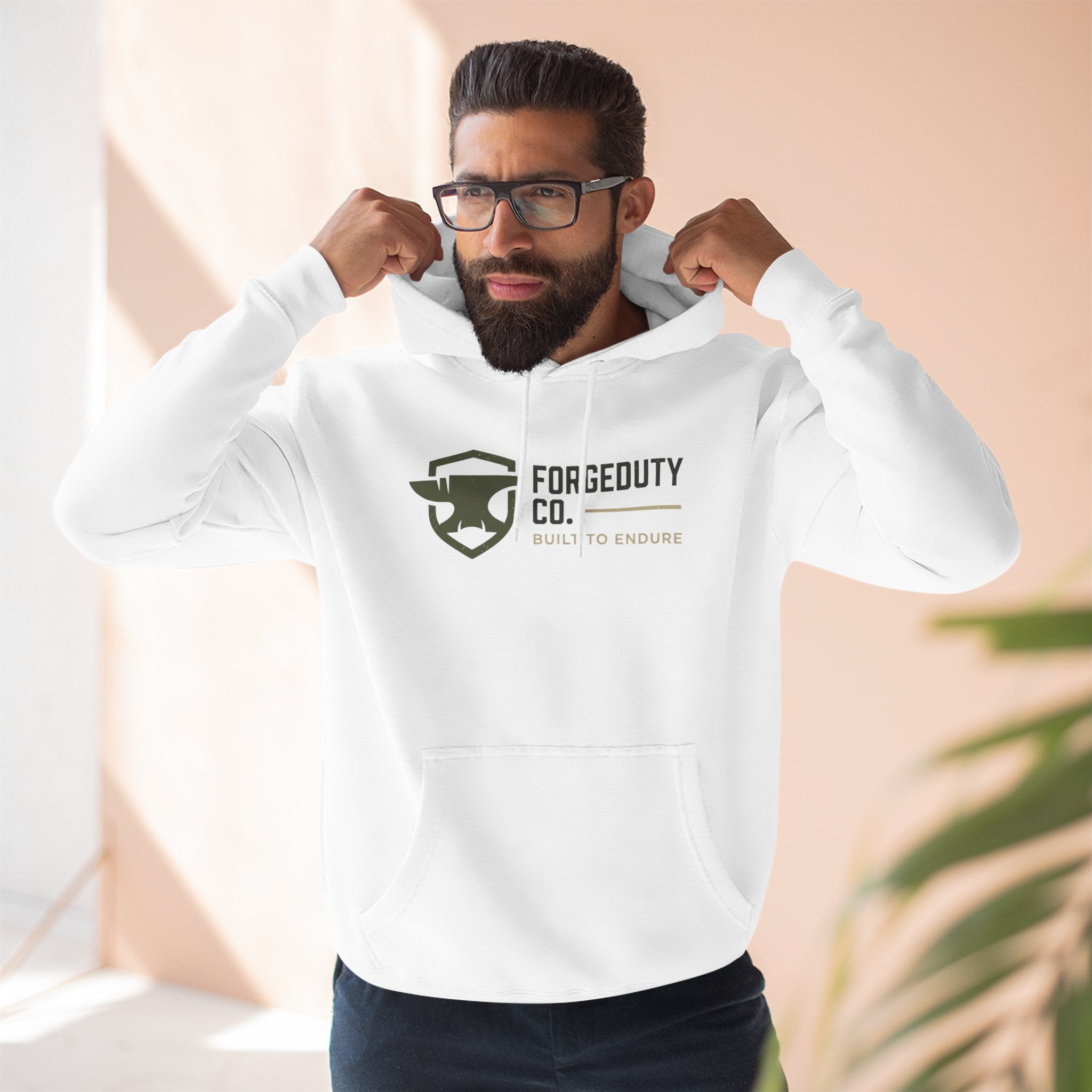 Forgeduty FD Shield Logo Hoodie | Tactical Flag Design