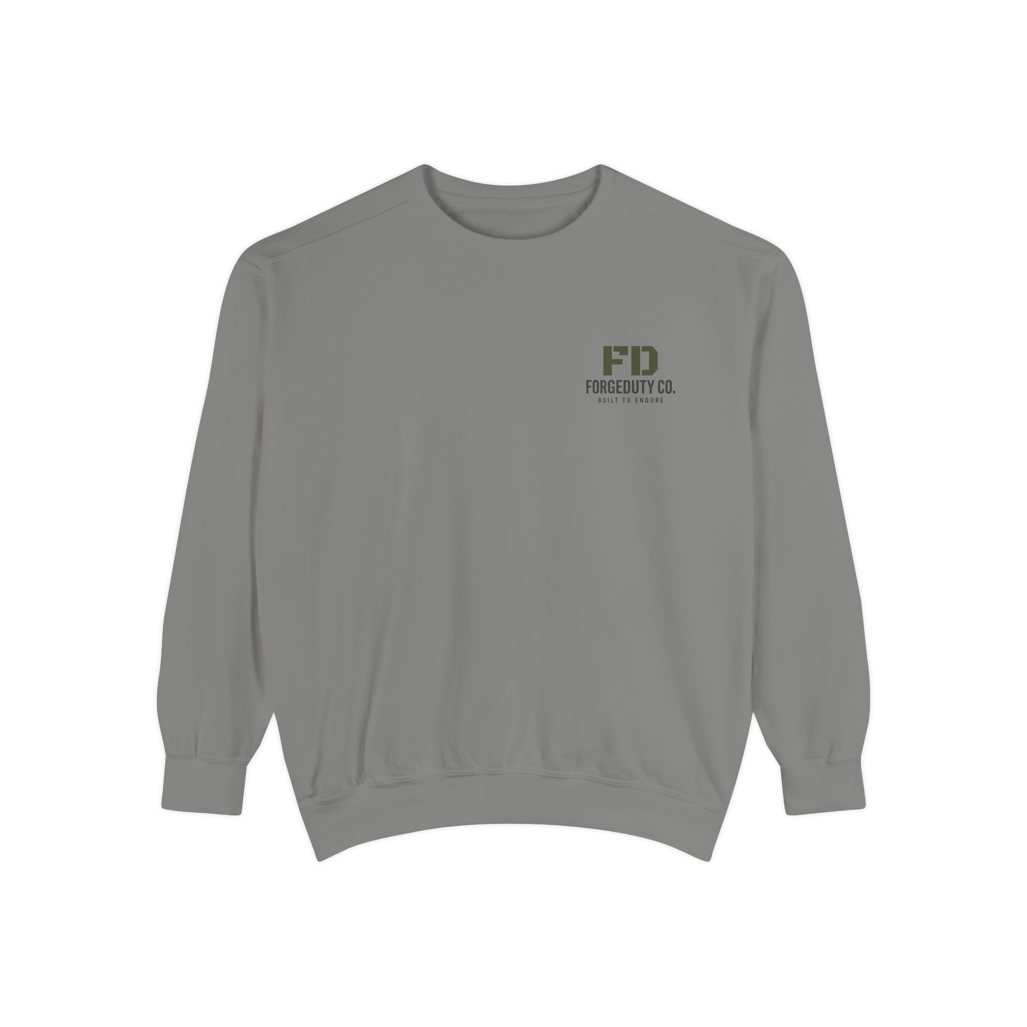 FD Forestry Co. logo Sweatshirt | Minimal Pocket Chest Graphic