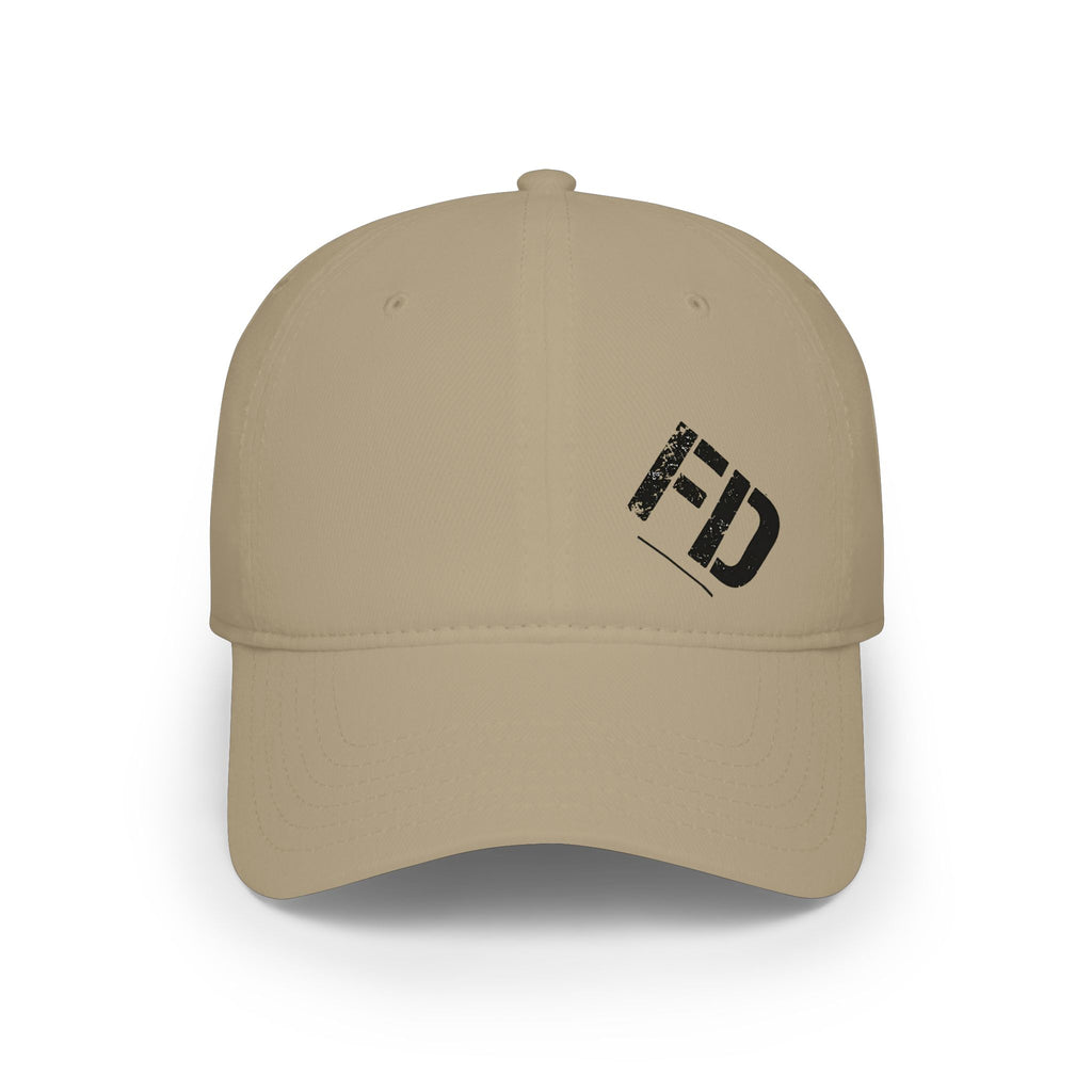 Military Olive Logo Low Profile Baseball Cap | Minimalist Hat