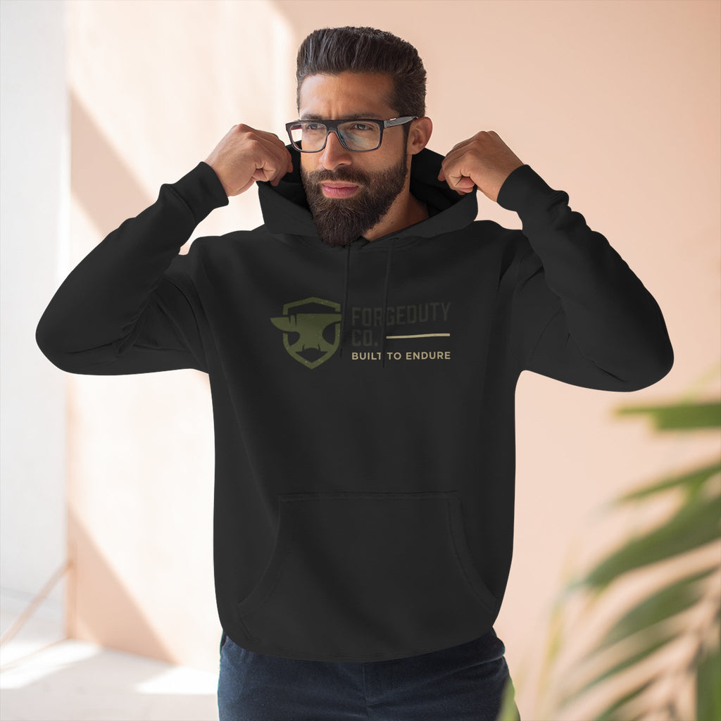 Forgeduty FD Shield Logo Hoodie | Tactical Flag Design