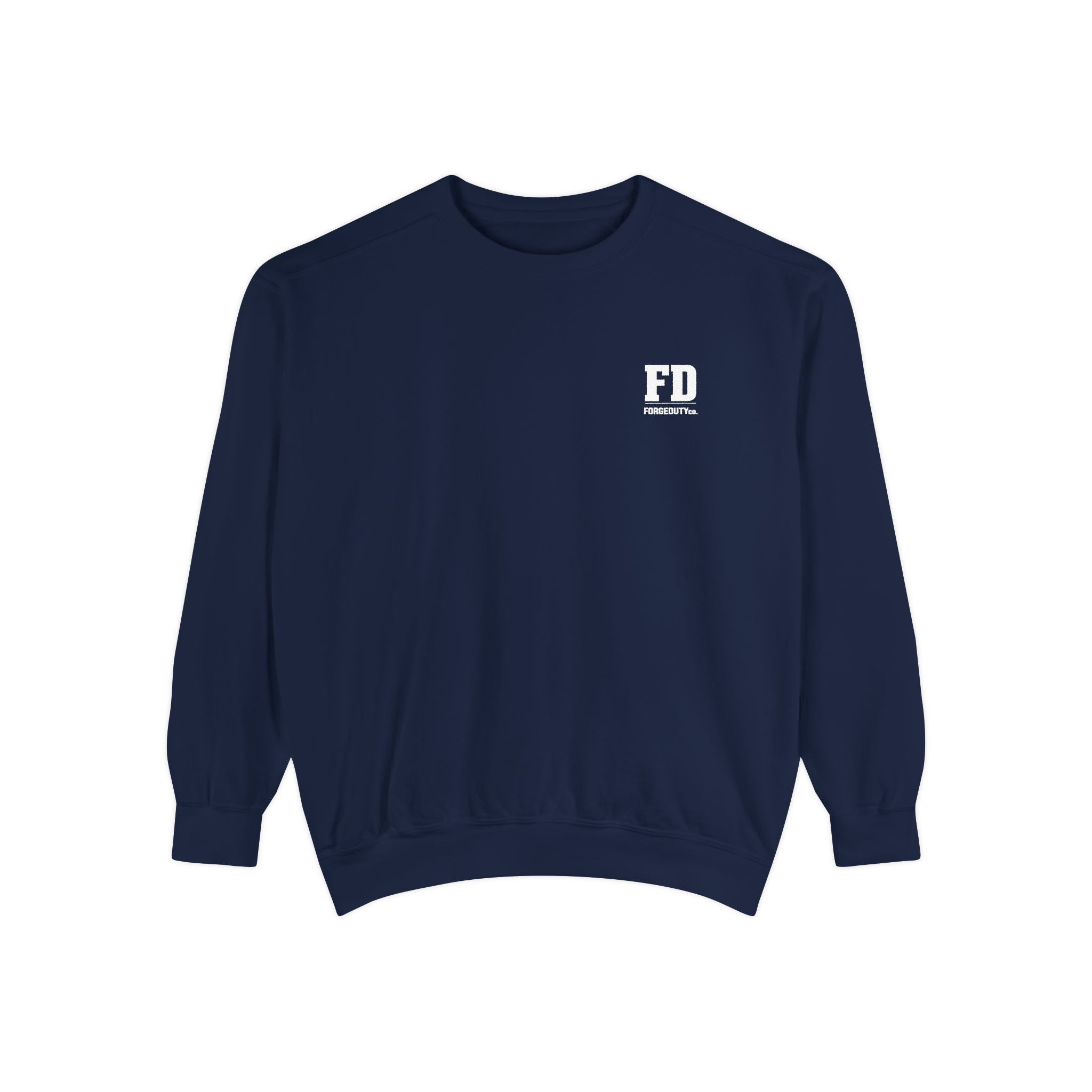 FD Forestry Co. logo Sweatshirt | Minimal Pocket Chest Graphic